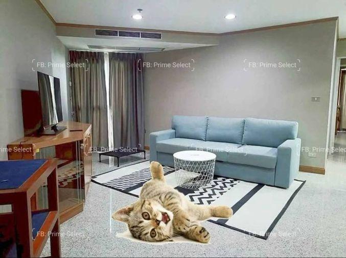 รูป 2BR Condo for Rent on Wireless Road (Witthayu), Ploenchit | 81.58 sqm | Pet-Friendly | Near Central Embassy & BTS Ploenchit | 30K/Month - รูปที่ 1/8