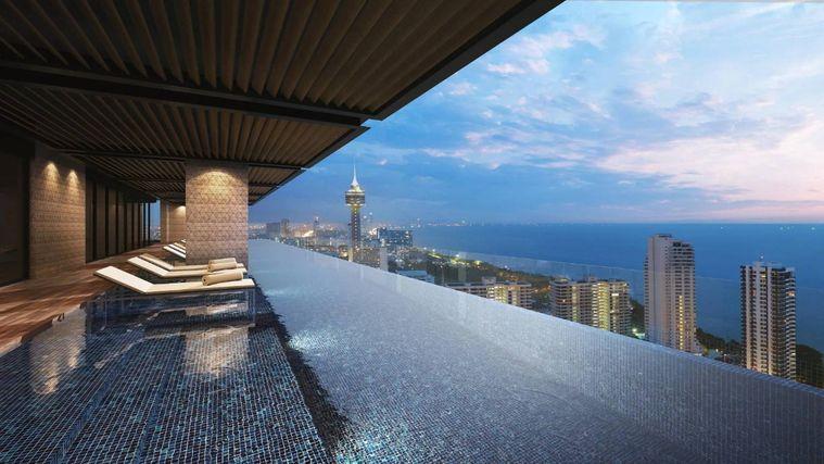 รูป 🔥 ให้เช่า The Panora Pattaya | 1 ห้องนอน ชั้นสูง วิวเมือง | 28,000 บาท/เดือน - รูปที่ 12/18
