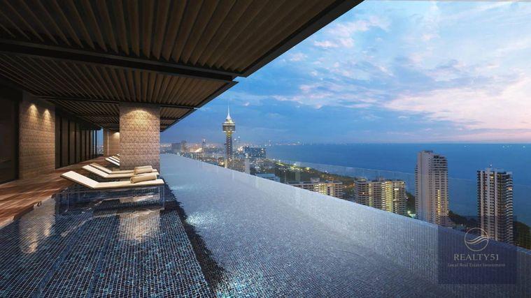 รูป 🔥 ให้เช่า The Panora Pattaya | 1 ห้องนอน ชั้นสูง วิวเมือง | 28,000 บาท/เดือน - รูปที่ 12/18