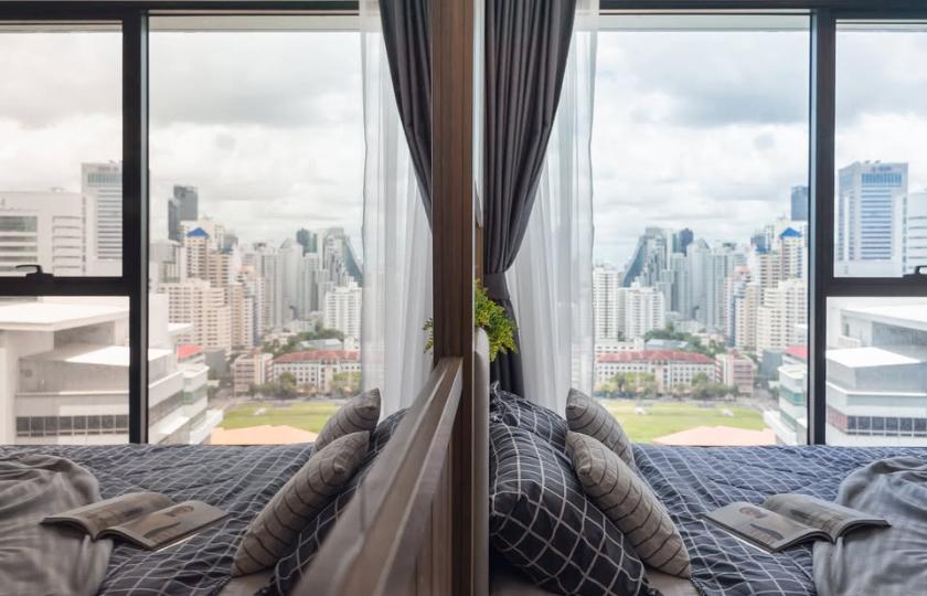 รูป 📣ให้เช่าคอนโด IDEO Mobi Asoke (MRT เพชรบุรี) เฟอร์ครบ @onestepliving - รูปที่ 5/10