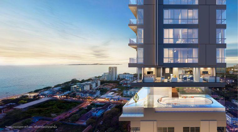 รูป 🔥 ให้เช่า The Panora Pattaya | 1 ห้องนอน ชั้นสูง วิวเมือง | 28,000 บาท/เดือน - รูปที่ 11/18