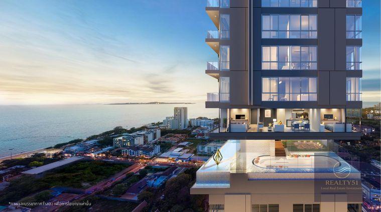 รูป 🔥 ให้เช่า The Panora Pattaya | 1 ห้องนอน ชั้นสูง วิวเมือง | 28,000 บาท/เดือน - รูปที่ 11/18