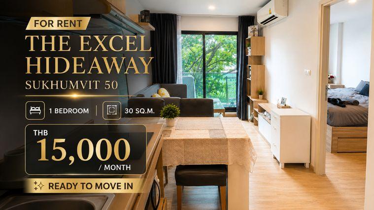 picture 🍀 GOOD VALUE 🔥 For Rent | The Excel Hideaway Sukhumvit 50 🌹 Ready to Move In ✨ | Property Code: A11886 | Line: @rent2022 - 1/7