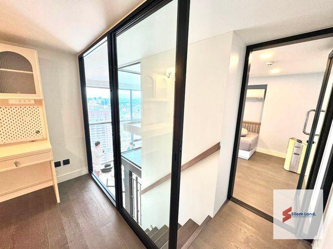 รูป RS7403 ขาย ให้เช่า Park Origin Chula–Samyan Duplex ชั้นสูง เพดานสูง วิวเมืองแบบพาโนรามา ใกล้ MRT สามย่าน - รูปที่ 14/28
