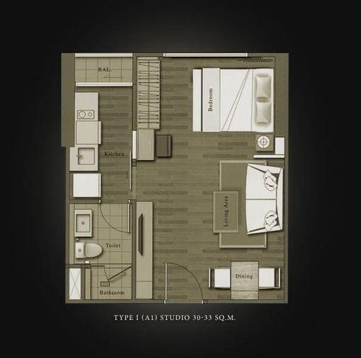 picture Ivy  Ampio ( 1bed1bath 33sqm ) - 11/14