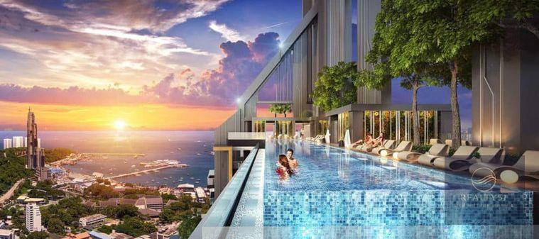 รูป Pattaya City tallest building luxurious residence Grand Solaire Pattaya - รูปที่ 23/72
