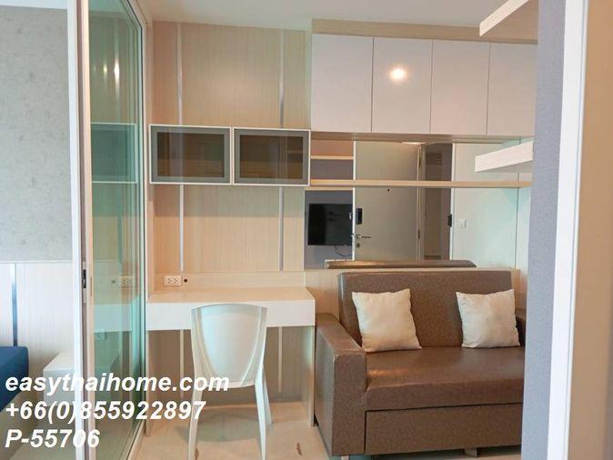 รูป P-55706 ให้เช่า  แอสปาย เอราวัณ | 1 ห้องนอน 1 ห้องน้ำ | วิวเมือง | เฟอร์นิเจอร์ครบ | ติด BTS  | พร้อมเข้าอยู่ 📞 Line ID: @easythaihome | 085-592-2897 - รูปที่ 6/11