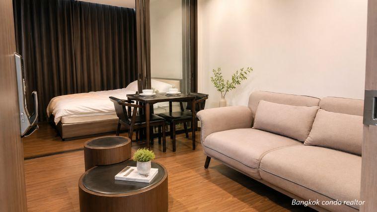 รูป 🍀 FULLY FURNISHED 💝 | พร้อมเข้าอยู่ทันที! 🏡 ให้เช่า THE LINE SUKHUMVIT 71 🔥 🚆 ใกล้ BTS พระโขนง 📌 Line: @rent2022 | Ref. A12572 - รูปที่ 2/8