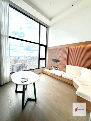 รูป RS7403 ขาย ให้เช่า Park Origin Chula–Samyan Duplex ชั้นสูง เพดานสูง วิวเมืองแบบพาโนรามา ใกล้ MRT สามย่าน - รูปที่ 4/28