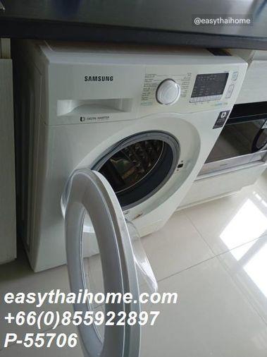 รูป P-55706 ให้เช่า แอสปาย เอราวัณ | 1 ห้องนอน 1 ห้องน้ำ | วิวเมือง | เฟอร์นิเจอร์ครบ | ติด BTS | พร้อมเข้าอยู่ 📞 Line ID: @easythaihome | 085-592-2897 - รูปที่ 10/11