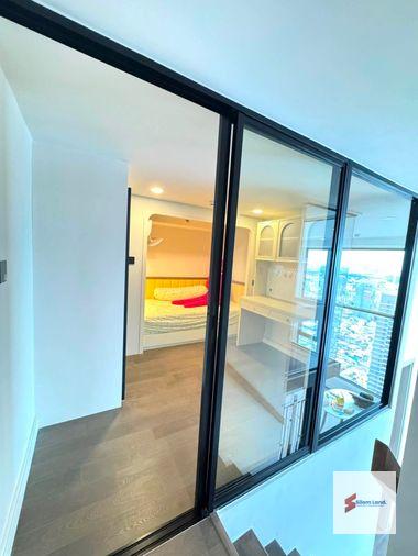 รูป RS7403 ขาย ให้เช่า Park Origin Chula–Samyan Duplex ชั้นสูง เพดานสูง วิวเมืองแบบพาโนรามา ใกล้ MRT สามย่าน - รูปที่ 26/28