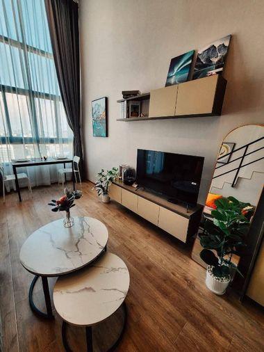 รูป 🏡 ให้เช่า Ideo พระราม9 - อโศก 💖 ✨ ห้อง Duplex 2 ห้องนอน ชั้น 30  ✅️ พร้อมเข้าอยู่ - รูปที่ 2/16