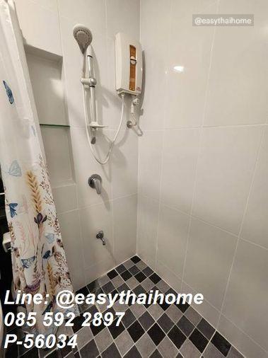 รูป P-56034 🌆 ห้องหัวมุมด้านหน้า คอนโด The Parkland Grand Taksin ชั้น 27 (สตูดิโอ 27 ตร.ม.) ใกล้ BTS ตลาดพลู Line ID: @easythaihome 085-592-2897 - รูปที่ 3/21