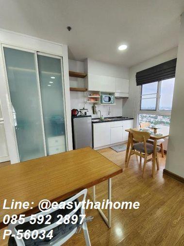 รูป P-56034 🌆 ห้องหัวมุมด้านหน้า คอนโด The Parkland Grand Taksin ชั้น 27 (สตูดิโอ 27 ตร.ม.) ใกล้ BTS ตลาดพลู Line ID: @easythaihome 085-592-2897 - รูปที่ 13/21
