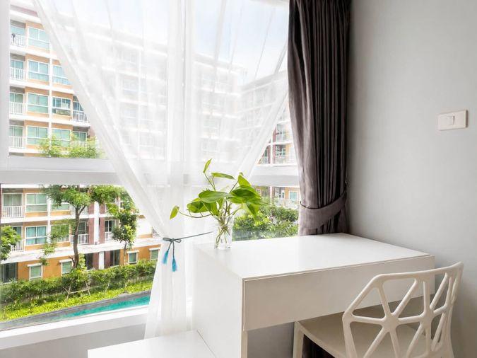 รูป AS2301 ให้เช่าคอนโด We Condo เอกมัย-รามอินทรา ห้องสวย พร้อมเครื่องใช้ไฟฟ้า เฟอร์นิเจอร์ครบ - รูปที่ 3/4
