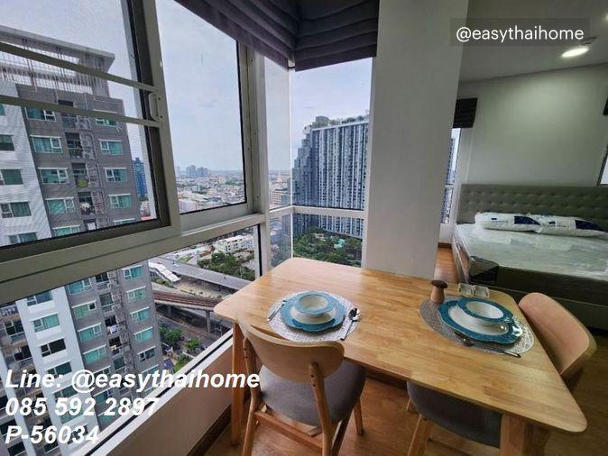 รูป P-56034 🌆 ห้องหัวมุมด้านหน้า คอนโด The Parkland Grand Taksin ชั้น 27 (สตูดิโอ 27 ตร.ม.) ใกล้ BTS ตลาดพลู Line ID: @easythaihome 085-592-2897 - รูปที่ 2/21