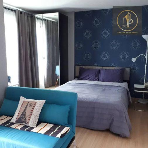 picture ๐#MT2608_120 ๐๐ฅUrgent๐ฅ Guaranteed availability! Click quickly before it's goneโผ๏ธ For Rent 11k.๐ฅ The Base Rama 9-Ramkhamhaeng Condo - 1/10