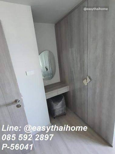 รูป P-56041 ✨ ห้องสวย ชั้นสูง วิวเมือง! COBE Ratchada - Rama 9 ใกล้ MRT ศูนย์วัฒนธรรม Line ID: @easythaihome 085-592-2897 - รูปที่ 3/14