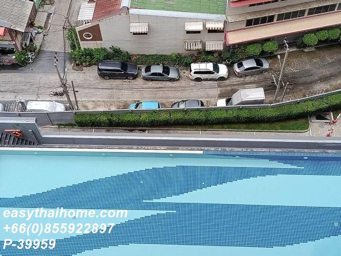 รูป P-39959 ให้เช่า  เดอะ เพรสซิเดนท์ สาทร-ราชพฤกษ์ 3 | วิวสระว่ายน้ำ | เฟอร์นิเจอร์ครบ | พร้อมเข้าอยู่ 📞 Line ID: @easythaihome | 085-592-2897 - รูปที่ 8/13