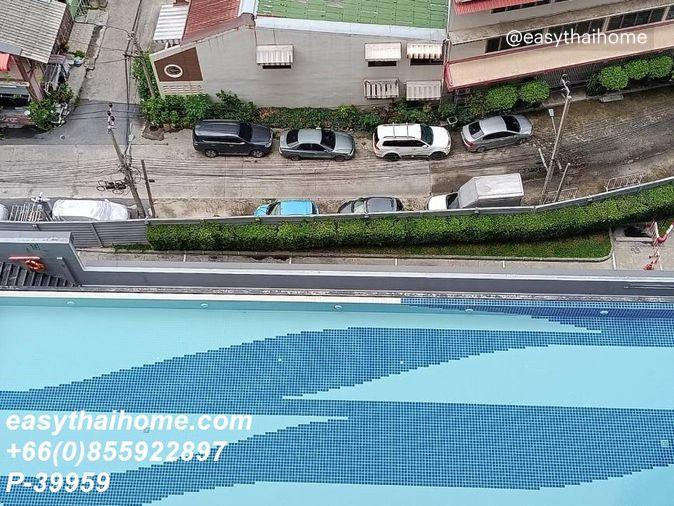 รูป P-39959 ให้เช่า เดอะ เพรสซิเดนท์ สาทร-ราชพฤกษ์ 3 | วิวสระว่ายน้ำ | เฟอร์นิเจอร์ครบ | พร้อมเข้าอยู่ 📞 Line ID: @easythaihome | 085-592-2897 - รูปที่ 8/13