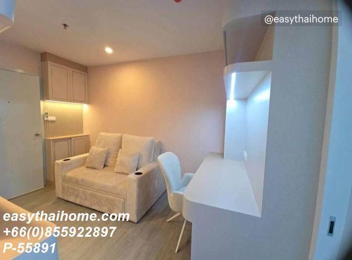 รูป P-55891 ให้เช่า รีเจ้นท์ โฮม วุฒากาศ | วิวเมือง | เฟอร์นิเจอร์ครบ | ใกล้ BTS วุฒากาศ | พร้อมเข้าอยู่ 📞 Line ID: @easythaihome | 085-592-2897 - รูปที่ 4/14