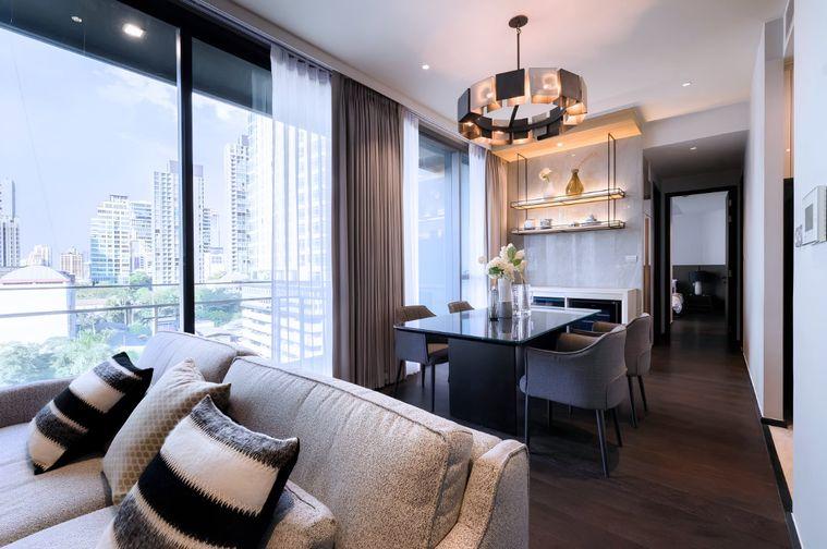 รูป ให้เช่า 📍 LAVIQ Sukhumvit 57 📍 2 ห้องนอน 2 ห้องน้ำ เฟอร์นิเจอร์ และ เครื่องใช้ไฟฟ้าครบ ใกล้ BTS ทองหล่อ - รูปที่ 6/10