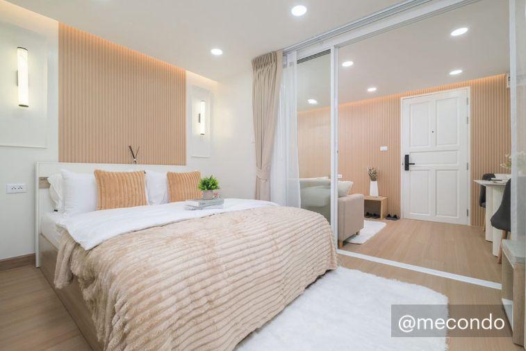 รูป ME2500481 ห้องสวยมาก! รัชดาซิตี้ 18 ชั้น 9 วิวดี ห้องมุม แต่งครบสไตล์ Japandi คุ้มมว๊ากก - รูปที่ 1/6