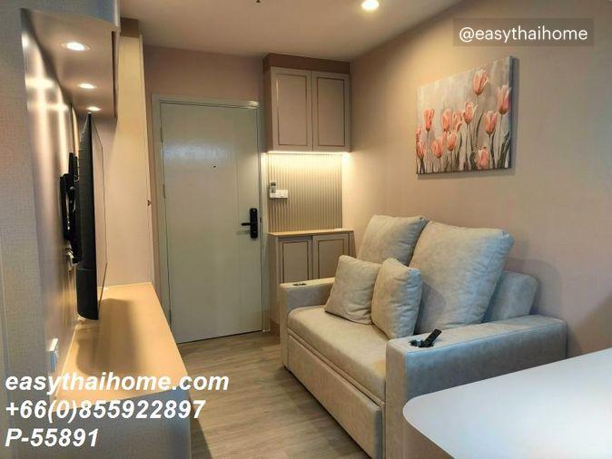 รูป P-55891 ให้เช่า รีเจ้นท์ โฮม วุฒากาศ | วิวเมือง | เฟอร์นิเจอร์ครบ | ใกล้ BTS วุฒากาศ | พร้อมเข้าอยู่ 📞 Line ID: @easythaihome | 085-592-2897 - รูปที่ 3/14