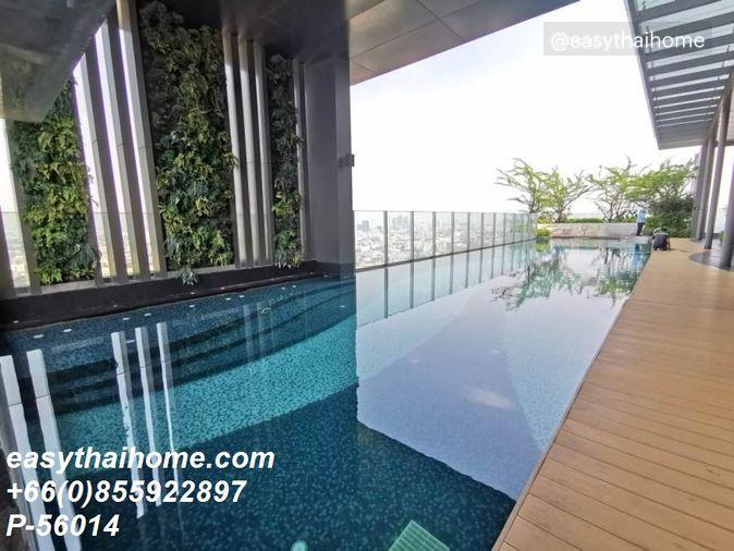 รูป P-56014 ให้เช่า ริทึ่ม สุขุมวิท 42 | วิวเมือง | เฟอร์นิเจอร์ครบ | ใกล้ BTS เอกมัย | พร้อมเข้าอยู่ 📞 Line ID: @easythaihome | 085-592-2897 - รูปที่ 20/20