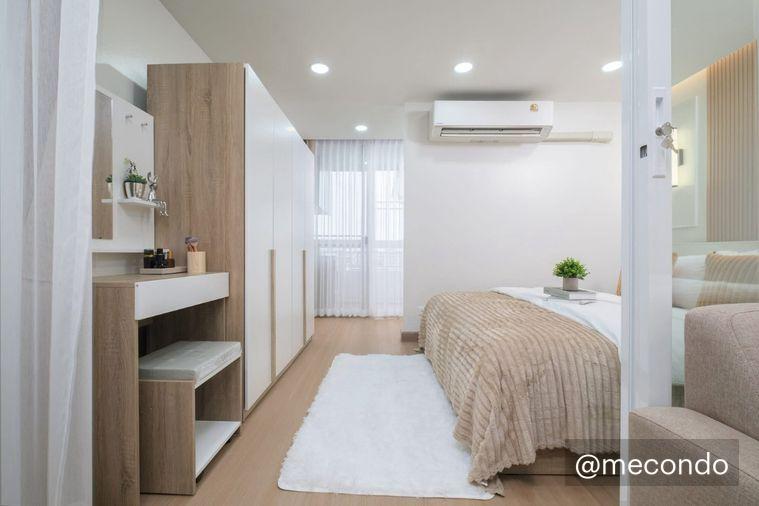 รูป ME2500481 ห้องสวยมาก! รัชดาซิตี้ 18 ชั้น 9 วิวดี ห้องมุม แต่งครบสไตล์ Japandi คุ้มมว๊ากก - รูปที่ 3/6