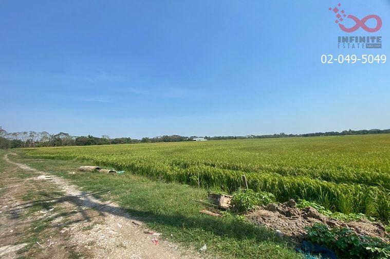 รูป ขายที่ดิน 29 ไร่ 65 ตร.ว. ถนนนิมิตรใหม่ - ประชาร่วมใจ ซอยวัดสุขใจ 14 คลองสามวา ติดถนน 2 ด้าน - รูปที่ 1/5