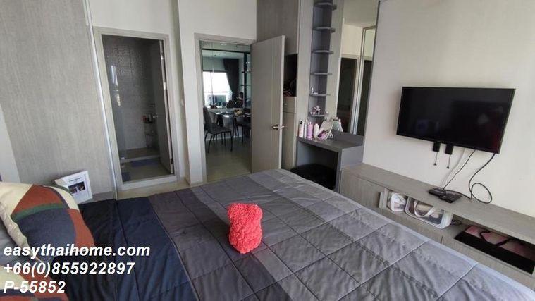 รูป P-55852 ให้เช่า ไลฟ์ สุขุมวิท 48 | วิวเมือง | เฟอร์นิเจอร์ครบ | ชั้นสูง | ใกล้ BTS พระโขนง | พร้อมเข้าอยู่ 📞 Line ID: @easythaihome | 085-592-2897 - รูปที่ 6/9