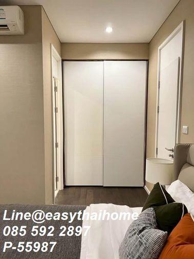 รูป P-55987 📍 ให้เช่าคอนโด 2 นอน The Saint Residences อาคาร A ชั้น 29 วิวเมือง (ห้องกว้าง) ใกล้ MRT พหลโยธิน Line ID: @easythaihome 085-592-2897 - รูปที่ 14/15