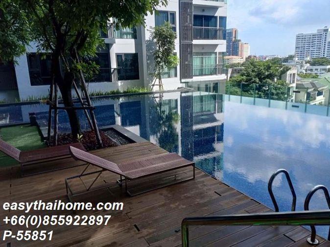 รูป P-55851 ให้เช่า ริทึ่ม สุขุมวิท 36-38  | วิวเมือง | เฟอร์นิเจอร์ครบ | ใกล้ BTS ทองหล่อ | พร้อมเข้าอยู่ 📞 Line ID: @easythaihome | 085-592-2897 - รูปที่ 4/14