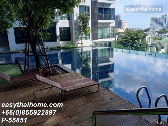 รูป P-55851 ให้เช่า ริทึ่ม สุขุมวิท 36-38 | วิวเมือง | เฟอร์นิเจอร์ครบ | ใกล้ BTS ทองหล่อ | พร้อมเข้าอยู่ 📞 Line ID: @easythaihome | 085-592-2897 - รูปที่ 4/14