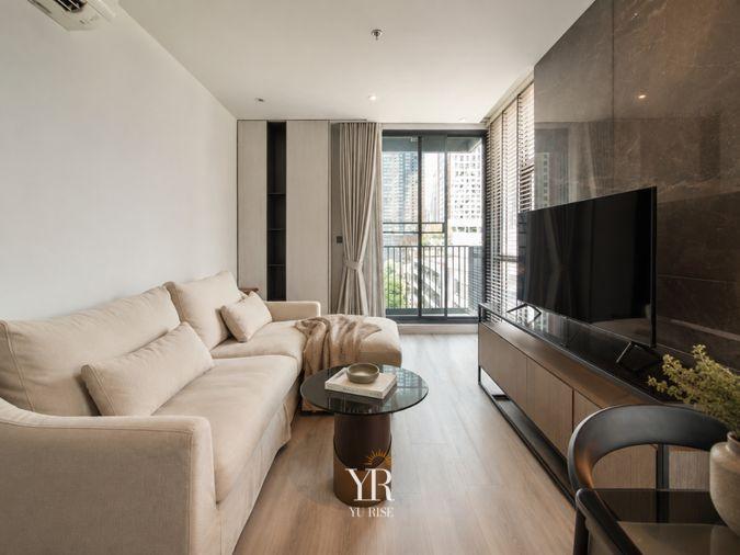 รูป Rhythm Ekkamai ห้องแต่งสไตล์โมเดิร์น ห้องนอนใหญ่ พื้นที่กว้างตกแต่งสวย 2 ห้องนอน 2 ห้องน้ำ - รูปที่ 6/11