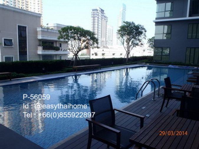 รูป P-56059 ให้เช่า  ไอดีโอ โมบิ สาทร | Studio | วิวเมือง | เฟอร์นิเจอร์ครบ  | ใกล้ BTS | พร้อมเข้าอยู่📞 Line ID: @easythaihome | 085-592-2897 - รูปที่ 2/9