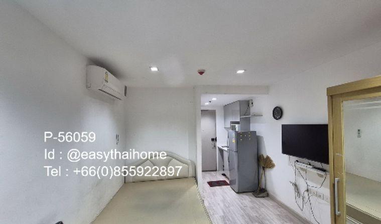 รูป P-56059 ให้เช่า  ไอดีโอ โมบิ สาทร | Studio | วิวเมือง | เฟอร์นิเจอร์ครบ  | ใกล้ BTS | พร้อมเข้าอยู่📞 Line ID: @easythaihome | 085-592-2897 - รูปที่ 7/9