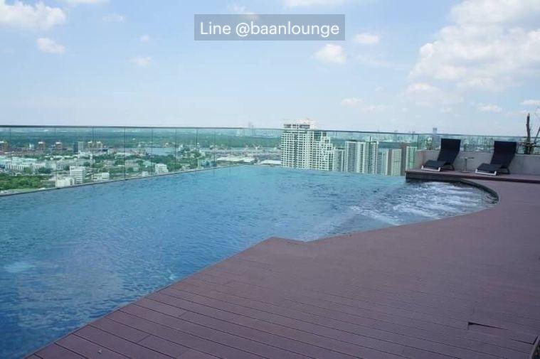 picture Corner and Quite room with Large Balcony Rhythm 44/1 BTS Phrakhanong 2 bed 1 bath - 28/30