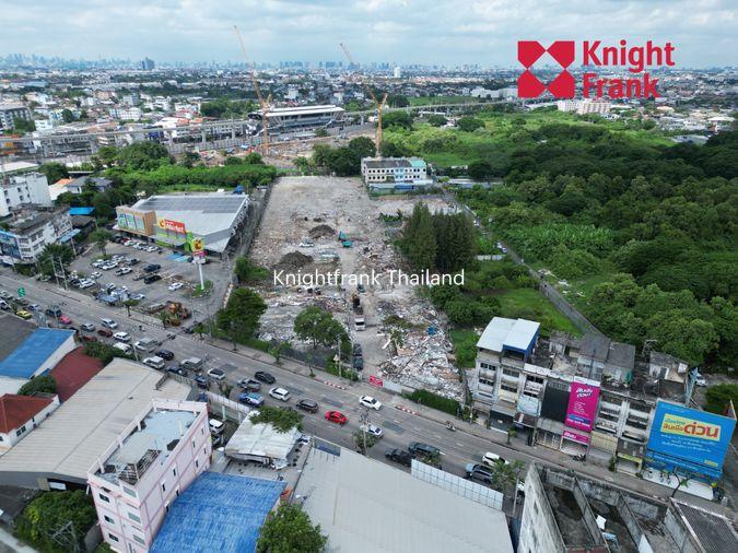 รูป ขายที่ดิน 9 ไร่ ติดถนนคู้บอน ใกล้ MRT สถานีคู้บอน - รูปที่ 3/5