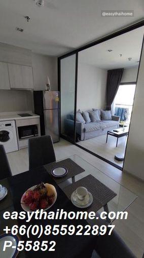รูป P-55852 ให้เช่า ไลฟ์ สุขุมวิท 48 | วิวเมือง | เฟอร์นิเจอร์ครบ | ชั้นสูง | ใกล้ BTS พระโขนง | พร้อมเข้าอยู่ 📞 Line ID: @easythaihome | 085-592-2897 - รูปที่ 4/9