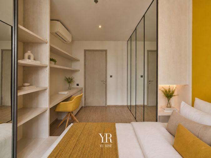 รูป Rhythm Ekkamai ห้องแต่งสไตล์โมเดิร์น ห้องนอนใหญ่ พื้นที่กว้างตกแต่งสวย 2 ห้องนอน 2 ห้องน้ำ - รูปที่ 11/11