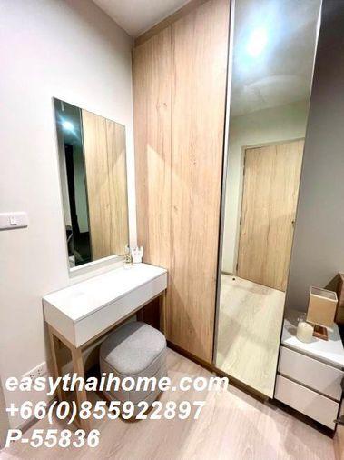 รูป P-55836 ให้เช่า  นิว โนเบิล ศรีนครินทร์-ลาซาล  | วิวเมือง | เฟอร์นิเจอร์ครบ | ชั้น 27  | พร้อมเข้าอยู่ 📞 Line ID: @easythaihome | 085-592-2897 - รูปที่ 6/8