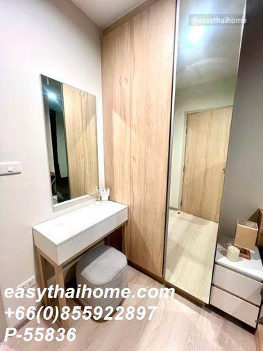 รูป P-55836 ให้เช่า นิว โนเบิล ศรีนครินทร์-ลาซาล | วิวเมือง | เฟอร์นิเจอร์ครบ | ชั้น 27 | พร้อมเข้าอยู่ 📞 Line ID: @easythaihome | 085-592-2897 - รูปที่ 6/8