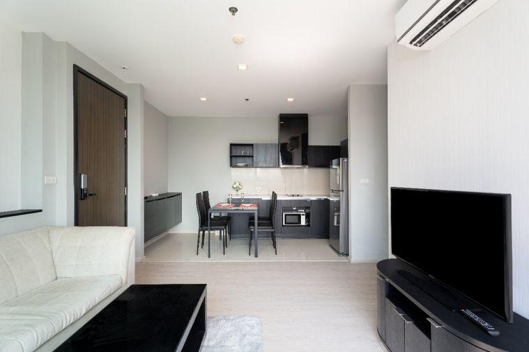 picture Corner and Quite room with Large Balcony Rhythm 44/1  BTS Phrakhanong       2 bed 1 bath  - 7/30