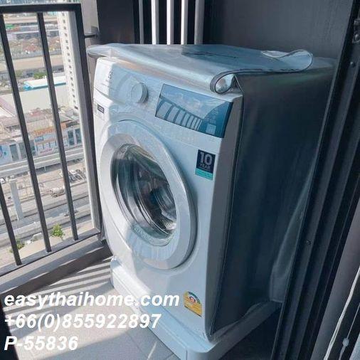 รูป P-55836 ให้เช่า  นิว โนเบิล ศรีนครินทร์-ลาซาล  | วิวเมือง | เฟอร์นิเจอร์ครบ | ชั้น 27  | พร้อมเข้าอยู่ 📞 Line ID: @easythaihome | 085-592-2897 - รูปที่ 8/8