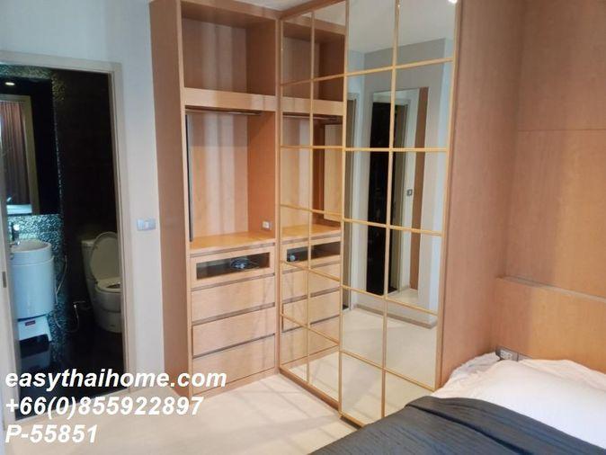 รูป P-55851 ให้เช่า ริทึ่ม สุขุมวิท 36-38  | วิวเมือง | เฟอร์นิเจอร์ครบ | ใกล้ BTS ทองหล่อ | พร้อมเข้าอยู่ 📞 Line ID: @easythaihome | 085-592-2897 - รูปที่ 9/14