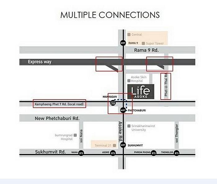 รูป Call : 081-897-6270 ให้เช่า คอนโด ไลฟ์ อโศก ติด MRT เพชรบุรี 25 ตารางเมตร ชั้น34 ห้องมุมสวนดาดฟ้า วิวเมือง เฟอร์บิ้วท์อิน ตกแต่งครบ - รูปที่ 10/11