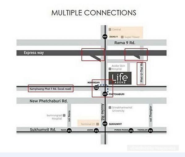 รูป Call : 081-897-6270 ให้เช่า คอนโด ไลฟ์ อโศก ติด MRT เพชรบุรี 25 ตารางเมตร ชั้น34 ห้องมุมสวนดาดฟ้า วิวเมือง เฟอร์บิ้วท์อิน ตกแต่งครบ - รูปที่ 10/11