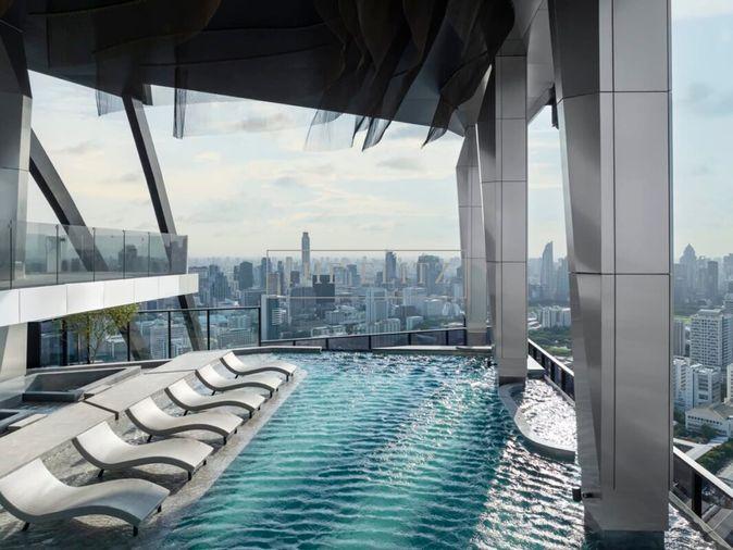 รูป ✨ Exclusive High-Ceiling Duplex Loft Unit! | High-Rise Condo with Skyline Views in Chula-Samyan - Near MRT Sam Yan, Chulalongkorn University✨ - รูปที่ 34/42
